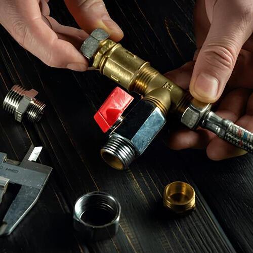 various gas line parts